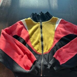 Free People Vintage Oversized Zip Up